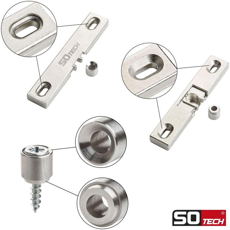 SOTECH Window Catch Balcony Door Catch 90 x 17 mm