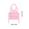 1:12 Scale Dollhouse Toilet Table High Simulation Wooden Miniature Dressing