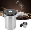 Coffee Bean Storage Stainless Steel Airtight Container Coffee with 30ml