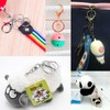 20sets Lobster Claw Clasps Hook with Flat Split Keychain Ring
