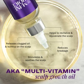 The Mane Choice Alpha Multi-Vitamin Scalp Hair Growth Oil, 4 Fl Oz, 1 Pack, Nourishing Scalp Oil with Biotin, Vitamin C, Rosemary, Rice Extract, Jojoba, Tea Tree & Castor Oil, Lightweight & Non-Greasy