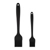 MIFASOO 2 Pack Heat Resistant Silicone Basting Brush,Black Long Handle