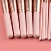 YJ-Anyue Makeup Brushes Pink wooden Makeup Brushes Set Premium Synthetic