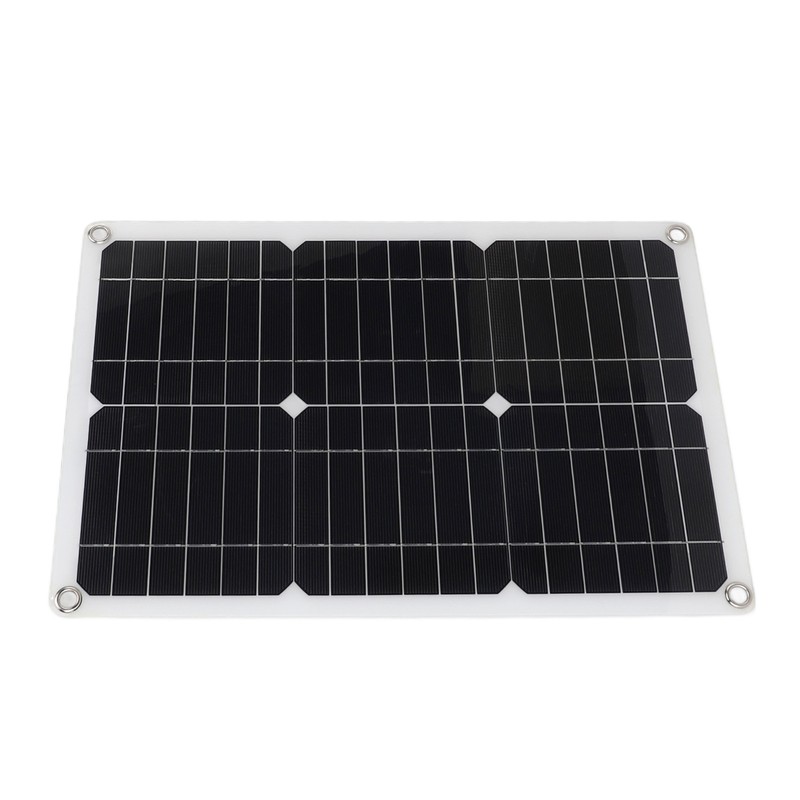 18V 20W Semi Flexible Solar Panel Monocrystalline High Efficiency Waterproof