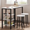 IDEALHOUSE Counter Height Dining Table with Stools, Bar Table Set