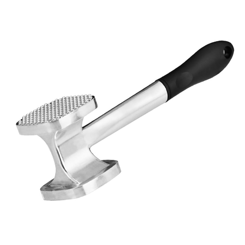 ZONADAH Meat Tenderizer Stainless Steel Mallet Hammer Meat Pounder Double-Sided