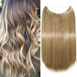 Hair Extensions, 1 Braid, Hair Thickening, Smooth with Invisible Wire