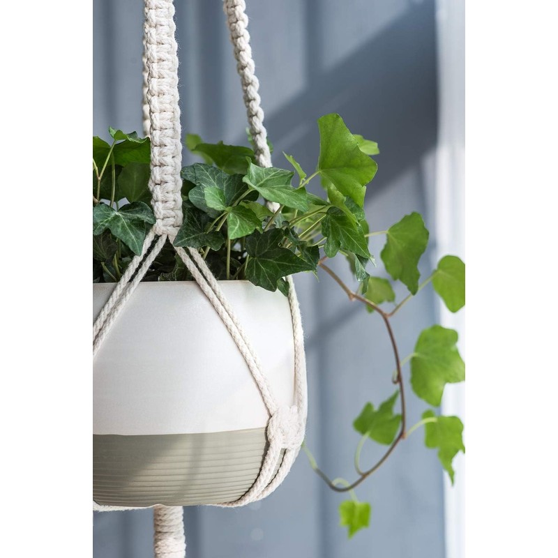 THJOPOKEEL Lainel Plaster Hooking The Indoor Wall -Mounted Flowerpot Basket