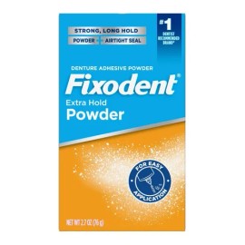2-pack Fixodent Extra Fijación En Polvo 76 Gr 2.7 Oz