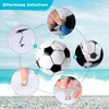 AMOR PRESENT Soccer Beach Ball, 27inch Inflatable Soccer Ball Large