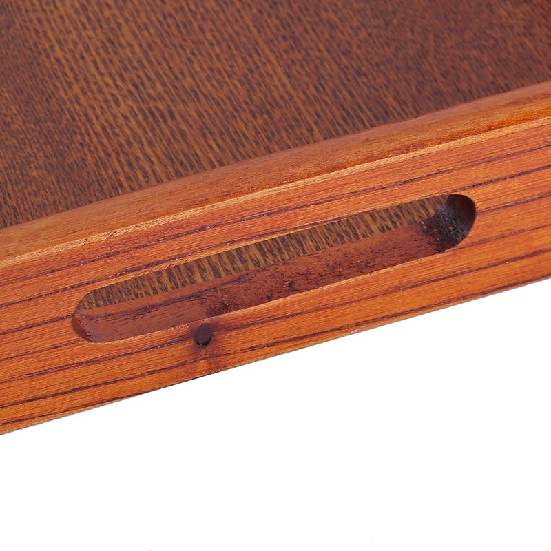 Large Wood Serving tea Water Drinks Tray Wooden Breakfast Tea