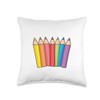 Pretty Sketchy Sketch Pencil Creative Art Artist Artistic Throw Pillow