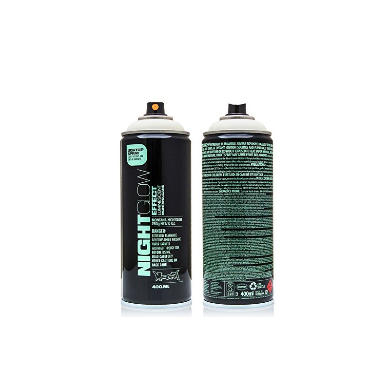 Montana Night Glow Spray Can 400 ml Luminescent Green