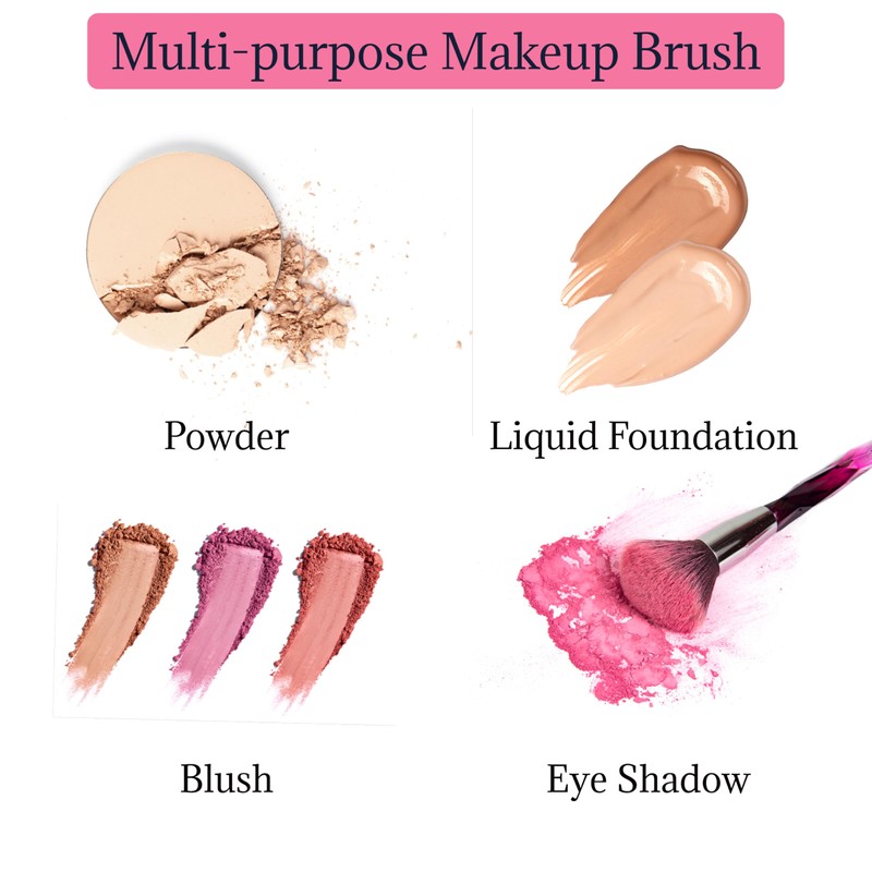 Lizzy 10pc 3D Mermaid Makeup Brushes | Lovely Gradual Cosmetic