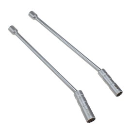 ASOFTY Spark Plug Wrench Set, 14 mm/16 mm, 3/8 Inch, Thin-Walled Magnetic Spark Plug Wrench, Rotating Spark Plug Wrench Set Tools, Universal Spark Plug Remover for Car Repair