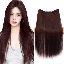 Fuyunohi Long Straight Hair Extension, One Touch Extension, Lightweight, Neckline Wig, Hair Extension, 23.6 inches (60 cm), Half Wig, Partial Wig, Point Wig, Extension, Hair Accessories, Accessories,