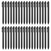 PATIKIL 50 Pack Black Barrel Click Pens, 1.0MM Black Ink