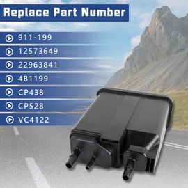 15137021 Vapor Canister Charcoal Canister Compatible with 2004-2019 Chevy Silverado 1500 Express GMC Savana 3500 4500 GMC Sierra 1500 2500 Replace 911-095 215-608