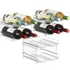 Lifewit Plastic Stackable Wine Rack for Refrigerator, Cabinet, Countertop,Wine Bottle
