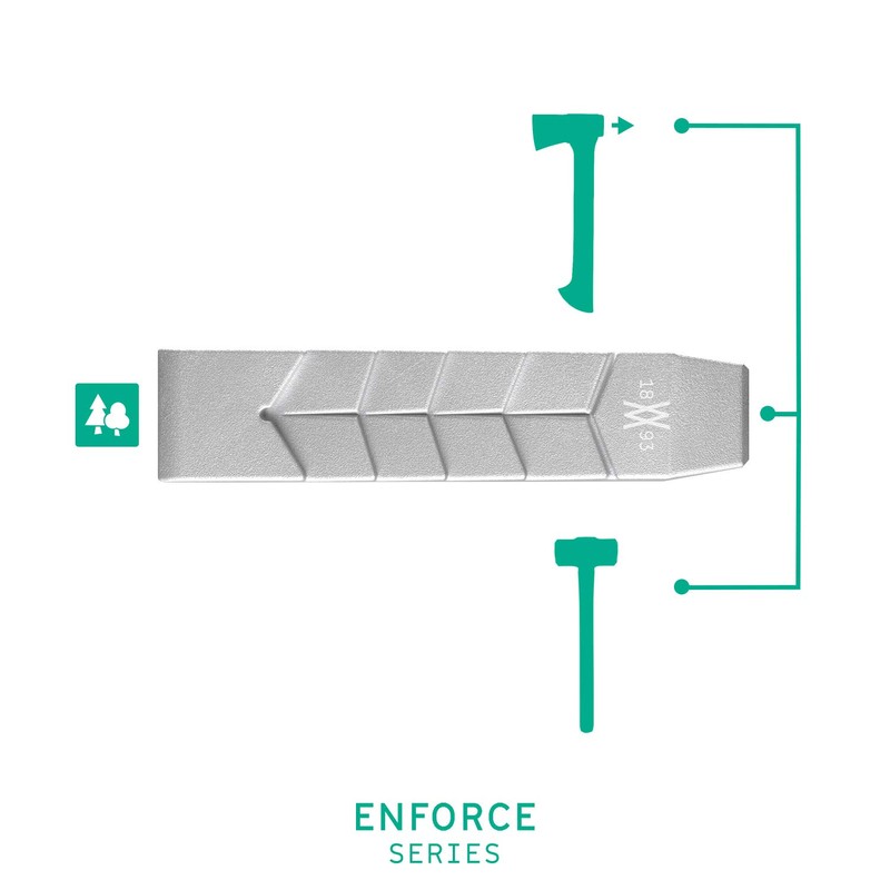 WIESEMANN 1893 Aluminium Wedge 890 g from I Felling Wedge