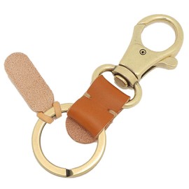 IL BISONTE SKH016 PG0001 CA101B Key Ring Key Ring Key Chain Brown Men's Women's