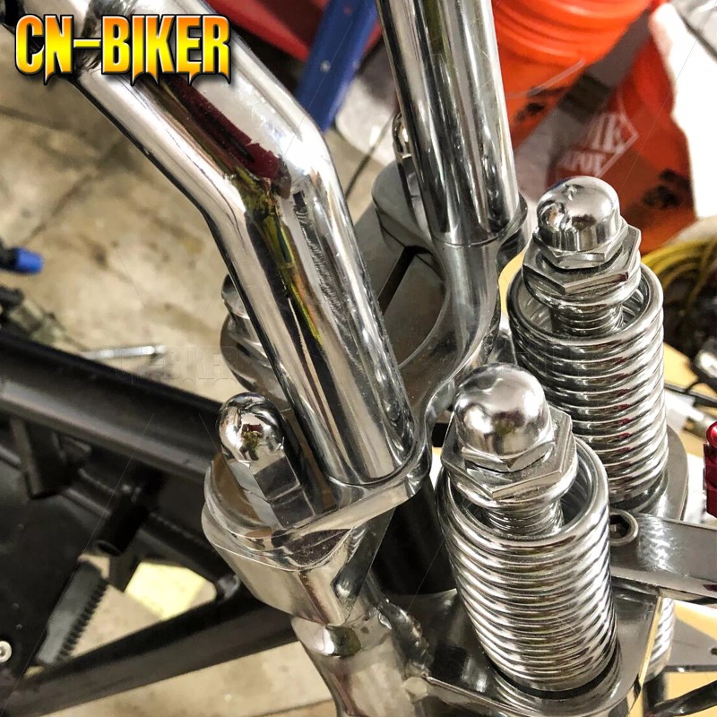 CNBIKER Springer Riser Handlebar Tree Adapter Converter 4.75" to 3.5"
