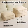 FIVAVA Space-saving compressing organiser, storage for duvets, clothes storage, storage