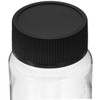 CHILDWEET 24pcs Pill Bottles with Black Screw Caps Leak Wide