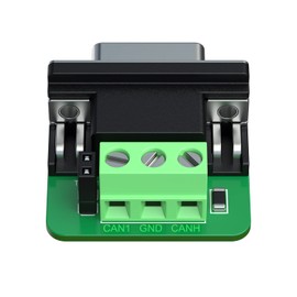 CAN DB9 120ohm Selectable Termianl, CAN DB9 Female to 3 pins Termianl (4 Pack)