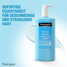 Neutrogena Hydro Boost Body Lotion Gel, Ultralight Moisturising Cream with Hyaluron, for Normal to Dry Skin, 400 ml