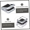 jojofuny Watch Case Magnetic Adsorption Protective Metal Frame Cover for