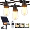Brightech Solar String Lights with 32 Hanging Edison Bulbs and
