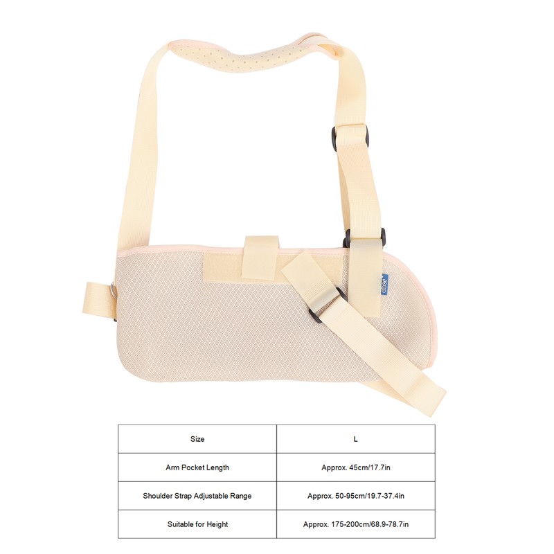 Ober Arm Sling Comfortable Adjustable Shoulder Immobilizer with Waist Strap