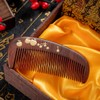 Tan Kisyo Tan Mujiang Wooden Comb Stem, Anti-Static, Wood Comb