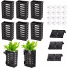Lawei 8 Pack Hanging Aquarium Plant Holder, Plastic Aquatic Pot