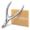 Mr.Green Alicate Para Cuticulas Mr.green, Acero Inox., Con Empujador