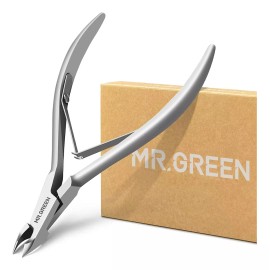 Mr.Green Alicate Para Cuticulas Mr.green, Acero Inox., Con Empujador