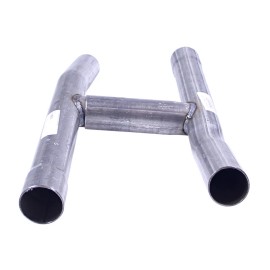 CJ Classics H-Pipe 2" Cut-To-Fit For Long Tube Headers Mustang 1965-1973