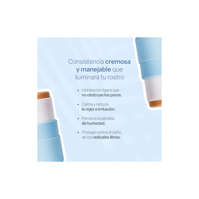 TEIA COSMETICOS, corrector de ojeras en barra hidratante de ingredientes