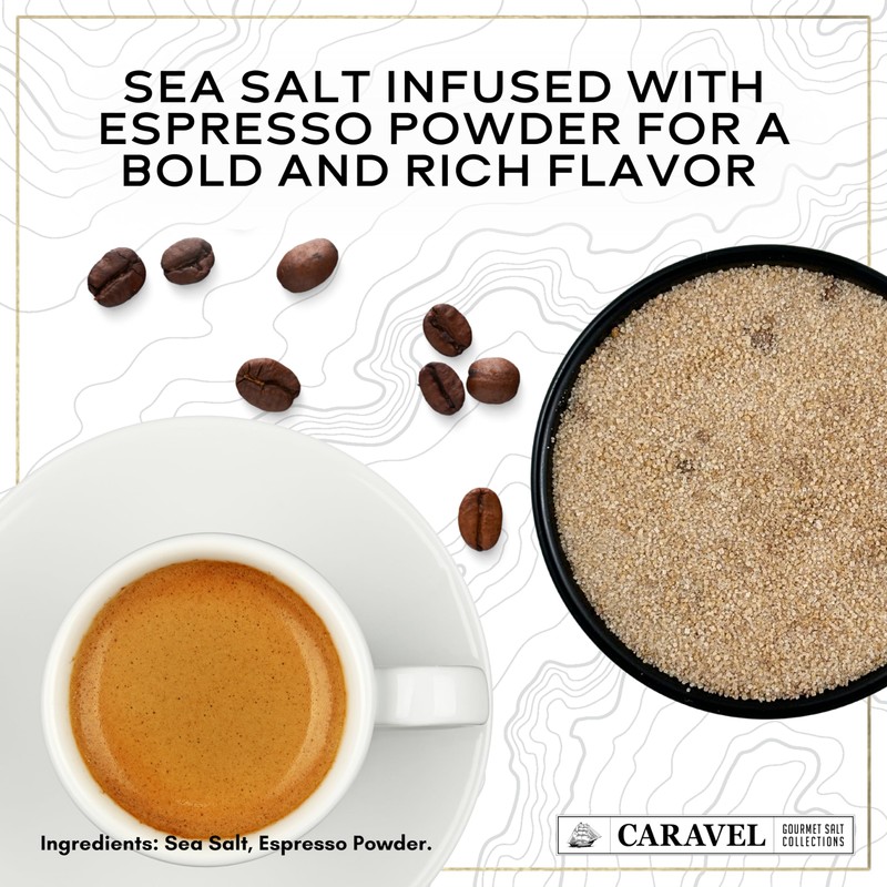 Espresso Sea Salt - 4 oz Jar