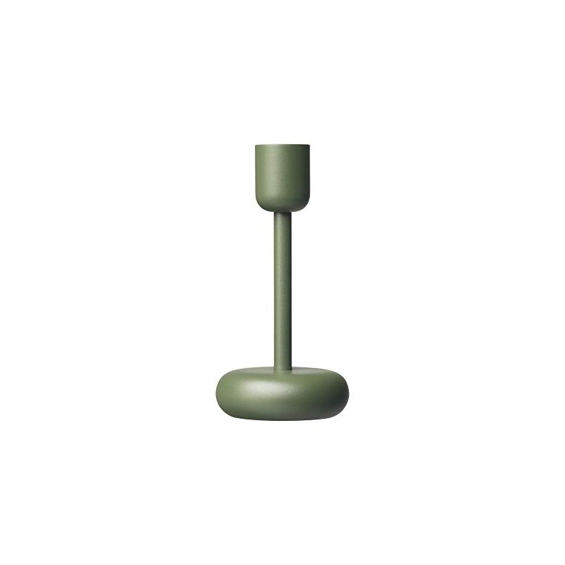 Iittala Nappula Candlestick 183 mm Moss Green