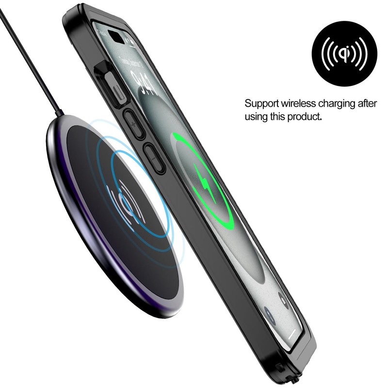 Comboproof for 15 Plus Waterproof Case,Waterproof Shockproof IP68 Full-Body Sturdy