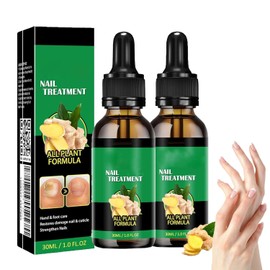 Ginger Nail Growth Strengthener Serum: Ginger-Infused Nail Repair Oil for Care, Natural Nail and Strengthener Solution