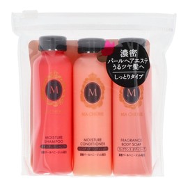 [Bulk Purchase] Masheri Travel Set (Body Soap & Shampoo & Conditioner 1.7 fl oz (50 ml) each) x 4 Packs