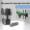 PVC Thread Maker Tool for Electric Drill,1/2", 3/4", 1" Pipe
