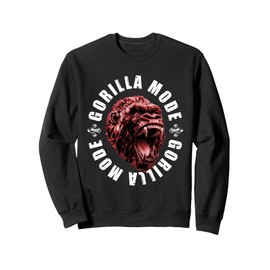 Gorilla Mode Workout Zitat | Gym Motivation Beast Training Sweatshirt