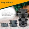 SunVara Strawberry Planter Vertical Gardening Stackable Planter Strawberry Tower 5