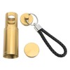 Portable Pocket Ashtray with Keychain Lanyard Retractable Circular Aluminium Alloy