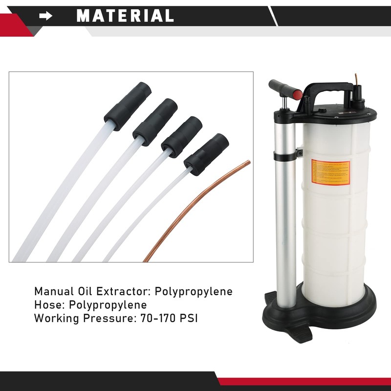 ATPEAM Oil Changer Vacuum Fluid Extractor | Manual Engine Oil