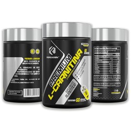 Forzagen  Premium L-Carnitina  240 mg de L-Carnitina  60 Servicios  Pre-Entrenamiento  Con Cetonas de Frambuesa - Caf Verde - Picolinato de Cromo  60 